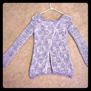 Jessica Simpson small open back sweater